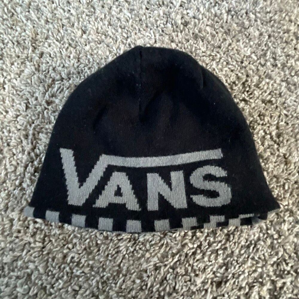 Kids vans beanie reversible hat